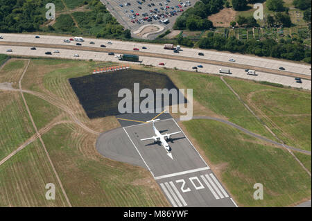 L'aéroport de Southampton Eastleigh) (à partir de l'air Banque D'Images