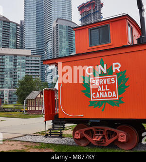 Canadian National Railway Museum de Toronto, 79144, Rotonde de John Street, le centre-ville de Toronto, Ontario, Canada. Banque D'Images