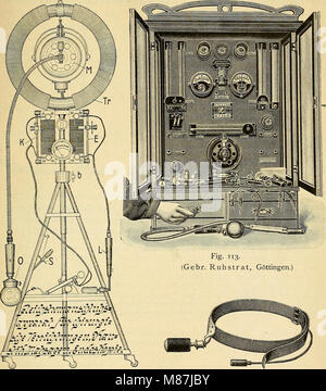 Die Elektrizität in der Medizin und Biologie - eine zusammenfassende Darstellung für Mediziner, Naturforscher und Techniker (1906) (14597337730) Banque D'Images