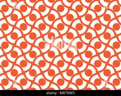 Seamless vector illustration pour la conception, l'impression. et texture de fond avec l'image de cercles concentriques de cercles colorés. Banque D'Images