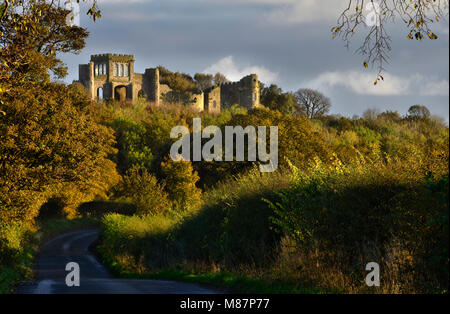 Ratcheugh observatoire près de Alnwick Banque D'Images