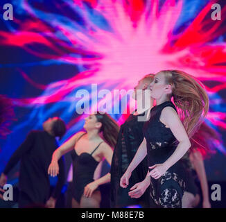 ExCel, Londres, Royaume-Uni. 16 mars 2018. L'événement ouvre la danse du 16 au 18 mars. Les arts de la maîtrise sur la scène principale. Credit : Malcolm Park/Alamy Live News. Banque D'Images