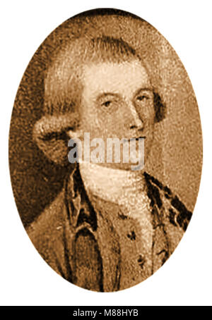 1772 Portrait de William White (1748-1836) Évêque de Pennsylvanie 1748-1836 - l'un des 'MAkers d'Amérique. Banque D'Images