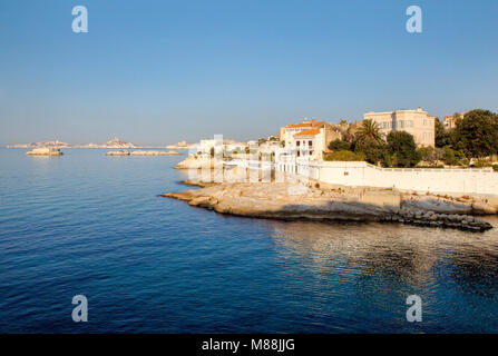 Le Petit Nice restaurant. Connu dans l'antiquité comme Marseille Massalia, situé sur la côte sud-est de la France sur la Méditerranée, Marseille est fr Banque D'Images