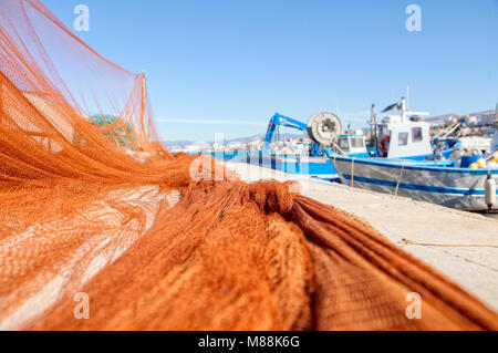 Port de la Madrague, Marseille connu dans l'Antiquité sous le nom de Massalia, situé sur la côte sud-est de la France sur la Méditerranée, Marseille est la France" Banque D'Images