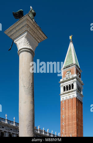 La Place Saint-Marc, Venise, Italie Banque D'Images