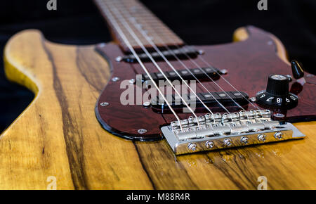 Belle guitare electro personnalisés Banque D'Images