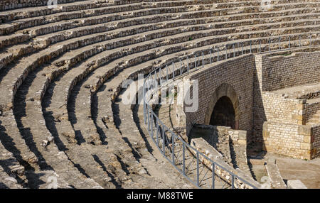 Amphithéâtre romain de Tarragone, Espagne. Banque D'Images