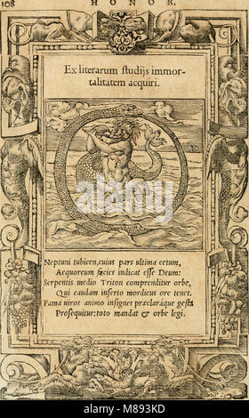 Emblèmes Andreae Alciati, iurisconsulti clarissimi (1548) (14722956766) Banque D'Images