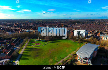 Joli parc Bede à Leicester Banque D'Images