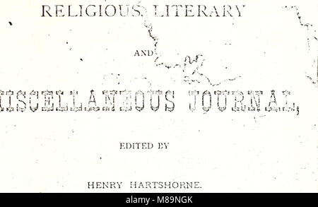 Revue des amis ; un religieux, littéraire et divers journal (1885) (14595415028) Banque D'Images
