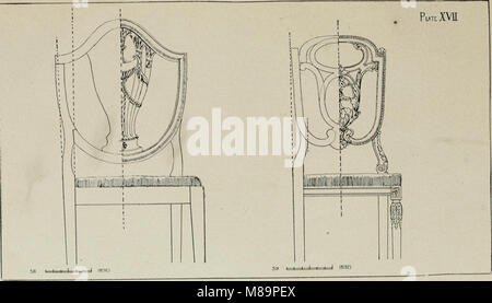 La conception de meubles et de rédaction, des notes sur les formes élémentaires, les méthodes de construction et les dimensions des articles d'ameublement (1907) (14585010039) Banque D'Images