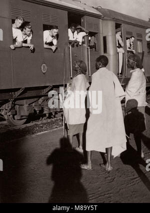 1940 Afrique de l'Est - gare au Kenya Banque D'Images