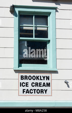 L'usine de crème glacée dans Brooklyn Dumbo, Brooklyn, NYC Banque D'Images