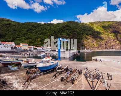 Port de Velas, Sao Jorge, Açores, Portugal Banque D'Images