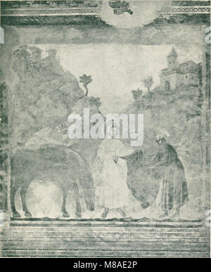 Ce livre de 1910 raconte l'histoire de vie de Fonnerre d'assise, en se concentrant sur son parcours religieux, sa dévotion et ses contributions au christianisme. Il souligne son rôle dans la fondation de l’ordre franciscain et son impact sur les enseignements chrétiens. Banque D'Images