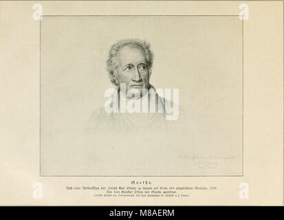 Goethe und sein Kreis dargestellt und erläutert ; en 651 Abbildungen, mit einer Einführung in das Verständnis von Goethes Persönlichkeit (1922) (14754588996) Banque D'Images