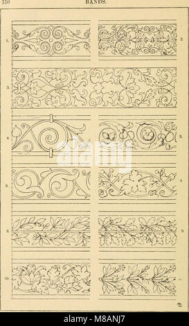 Manuel de l'ornement ; une grammaire de l'art, la conception architecturale et industrielle dans toutes ses branches, ainsi que des pratiques d'utilisation théorique (1900) (14597858037) Banque D'Images