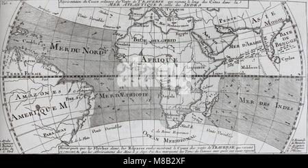 Histoire générale des voyages, ou, nouvelle collection de toutes les relations de voyages par mer et par terreposées sur les observations les plus autentiques (1746) (14759348336) Banque D'Images