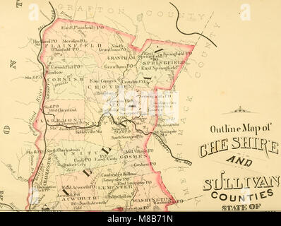 Histoire de Cheshire et les comtés de Sullivan, New Hampshire (1886) (14597864909) Banque D'Images