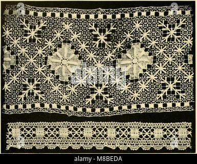 Textiles décoratifs ; un livre illustré sur les meubles, les revêtements de murs et sols, y compris les damas, velours et brocarts, tapisseries, Dentelles, broderies, chintzes, cretones, de tentures et d'(14598085610) Banque D'Images