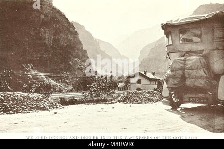 En route ; une automobile descriptif tour à travers 9 pays et plus de 19 grands passages de l'Europe (1908) (14767206024) Banque D'Images