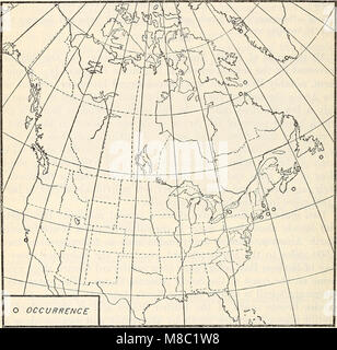 Répartition et migration des goélands de l'Amérique du Nord et leurs alliés (1915) (14759973136) Banque D'Images