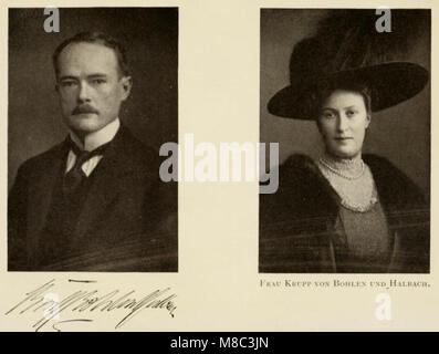 Herr und Frau Krupp von Bohlen und Halbach, 1913 Banque D'Images