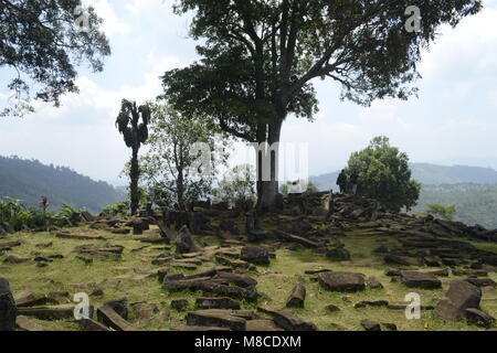 Site archéologique de Gunung Padang Banque D'Images