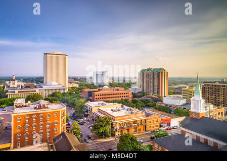 Tallahassee, Floride, USA sur le centre-ville. Banque D'Images