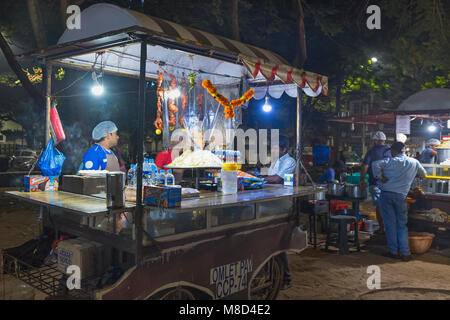 Food jardin municipal, Place de l'Église Panjim Goa Inde Banque D'Images