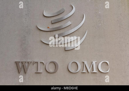 Organisation mondiale du commerce (OMC) Banque D'Images