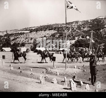 1943 Syrie - la Cisjordanie ou Trans-Jordanian TJFF régiment de l'armée de force Frontière Banque D'Images