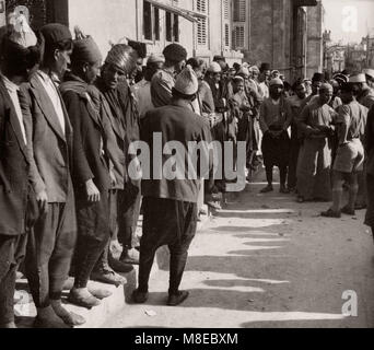 1943 Moyen-Orient Syrie - scène à Alep - les recrues de l'armée britannique - principalement le kurde Banque D'Images