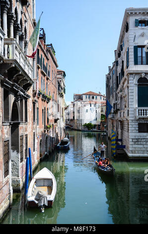 Scène du canal général, Venise Banque D'Images