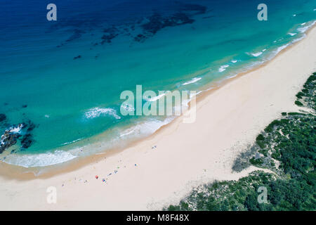 L'Australie, Nouvelle Galles du Sud, avec plage, paysage de Bermagui Banque D'Images