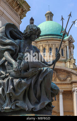 City Hall Square Victoria Kingston Upon Hull East Yorkshire Angleterre Banque D'Images