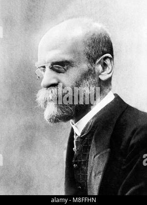 Emile Durkheim. Portrait de David le sociologue français Émile Durkheim (1858-1917). Banque D'Images