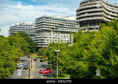 Watergate Complex, New Hampshire & Virginia Avenue NW, Washington DC Banque D'Images