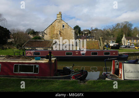 Le canal Kennet et Avon Banque D'Images