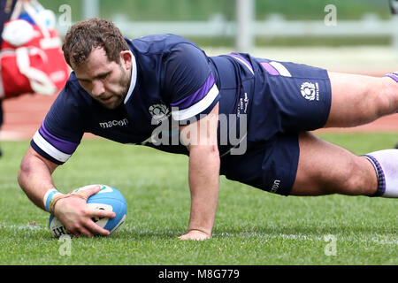 Rome, Italie. 17Th Mar, 2018. Six Nations de Rugby 2018 NatWest au Stade olympique de Rome. Vaincre l'Ecosse Italie par 29-27 Crédit : Giampiero Sposito/Pacific Press/Alamy Live News Banque D'Images