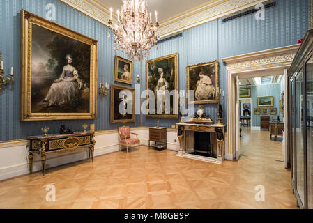 Londres. L'Angleterre. UK. La Wallace Collection, situé à Hertford House à Manchester Square, ancienne maison de la famille Seymour. Banque D'Images