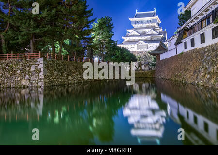 Au Château de Kokura Kitakyushu (Japon). Banque D'Images