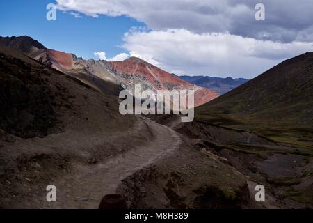 Vinicunca, le 'Rainbow', Pérou Banque D'Images