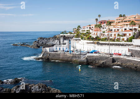 Puerto de Santiago port et plage à Ténérife Banque D'Images