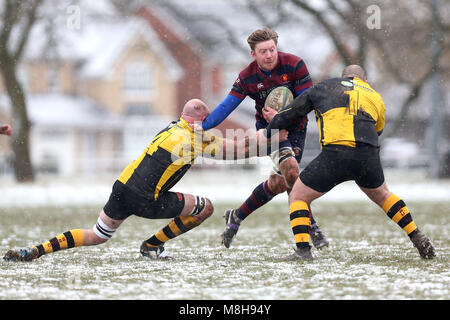 Braintree vs RFC RFC est de Londres, Londres 3 Division Nord-Est Rugby Union au Club House le 17 mars 2018 Banque D'Images