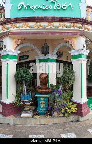 La Thaïlande, Phuket, Phuket Town, sino-portugese architecture, Banque D'Images