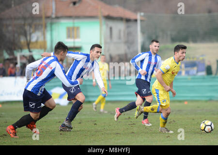 FC ANINOASA VS PETROLUL PLOIESTI, LIGA A 3 A ROMANIA SEZONUL 2017-2018 , 17.03.2018 Banque D'Images