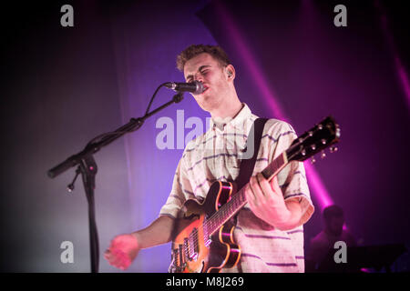 Danemark, copenhague - le 17 mars 2018. Le chanteur britannique, auteur-compositeur et musicien Tom Misch effectue un concert live à Vega à Copenhague. (Photo crédit : Gonzales Photo - Christian Hjorth). Gonzales : Crédit Photo/Alamy Live News Banque D'Images