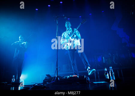 Danemark, copenhague - le 17 mars 2018. Le chanteur britannique, auteur-compositeur et musicien Tom Misch effectue un concert live à Vega à Copenhague. (Photo crédit : Gonzales Photo - Christian Hjorth). Gonzales : Crédit Photo/Alamy Live News Banque D'Images